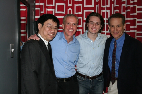 Wayman Wong, Tom Andersen, Jonathan Groff and Jim Walton Photo