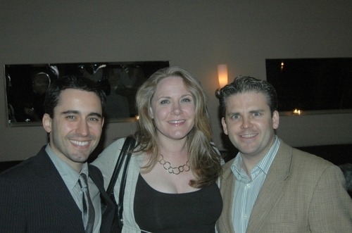 John Lloyd Young, Alison Franck (Casting Director) and Robert Creighton Photo