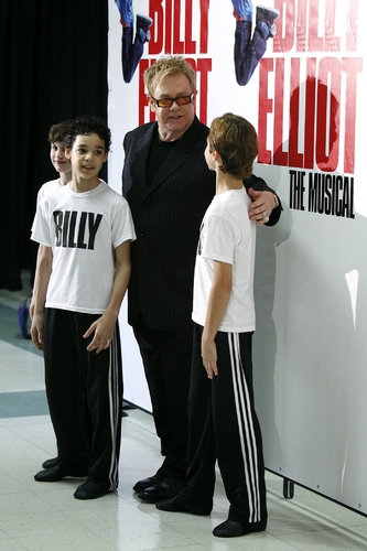 Elton John, Trent Kowalik, David Alvarez and Kiril Kulish Photo