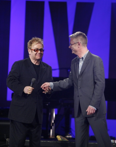 Elton John & Stephen Daldry Photo