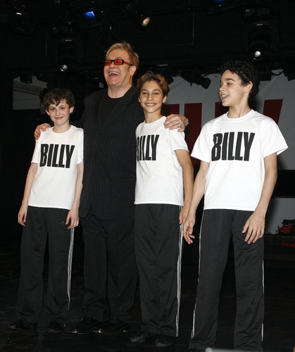 Elton John, Trent Kowalik, David Alvarez and Kiril Kulish Photo