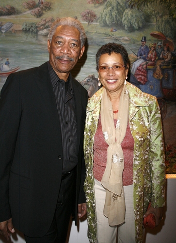Morgan Freeman and wife Photo