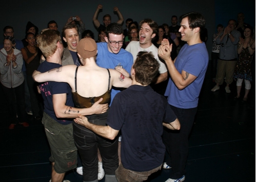 Cast Members of Cry-Baby making their Broadway Debut: Michael Buchanan, Marty Lawson, Photo