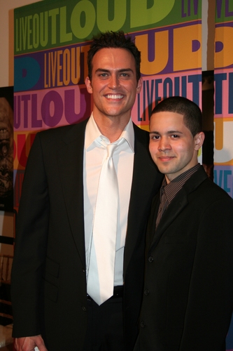 Cheyenne Jackson and Luis Garay Photo