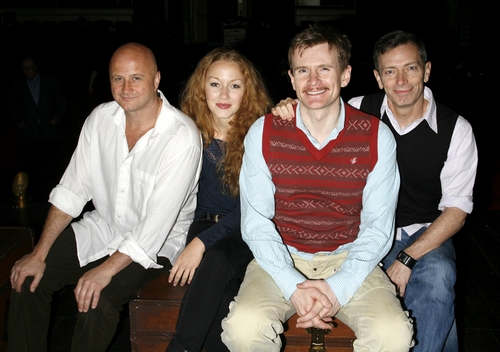 Cliff Saunders, Jennifer Ferrin, Charles Edwards and Arnie Burton Photo
