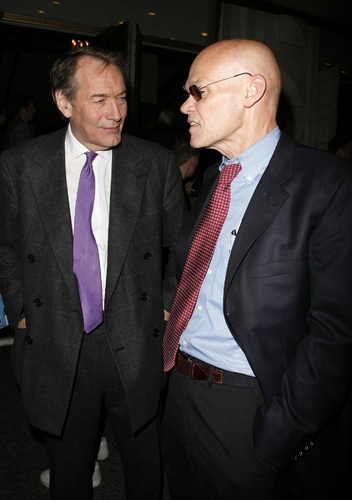 Charlie Rose and James Carville Photo