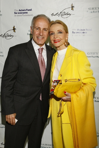Actor's Fund Executive Director Joe Benincasa with actress Anne Jeffreys Photo