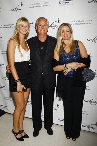 Big Edie's grandson Bouvier Beale, Jr. (center) with his daughter Marie (L) and his w Photo