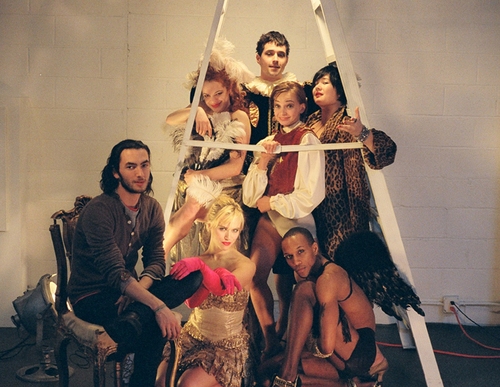 Choreographer/Director Austin McCormick (far left) and the cast of The Judgment of Pa Photo