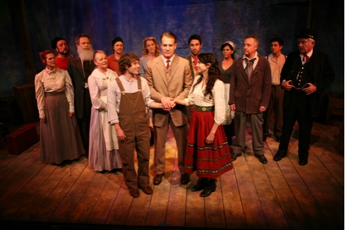Kevin Kilner and the cast of My Antonia. Photo