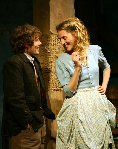 Michael Redfield (Jim) and Julia Motyka (Lena) in the Rubicon Theater's production of Photo
