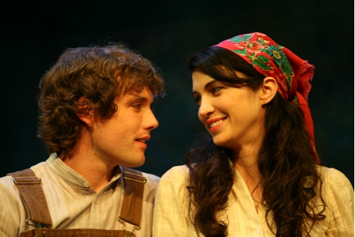 Michael Redfield (Jim) and Shiva Rose (Antonia) in the Rubicon Theater's production o Photo