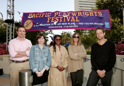  	South Coast Repertory's 2008 PPF playwrights: (l. to r.) Sharr White, Lauren Gunderson, Lynn Nottage, Amy Freed and John Kolvenbach. (Missing: Richard Greenberg and Kate Robin.)  at 