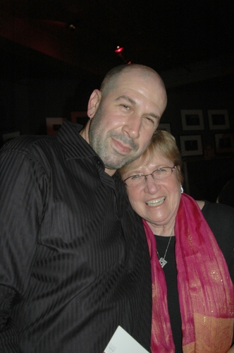 Jeremy Schonfeld and his mom Miriam Schonfeld
 Photo