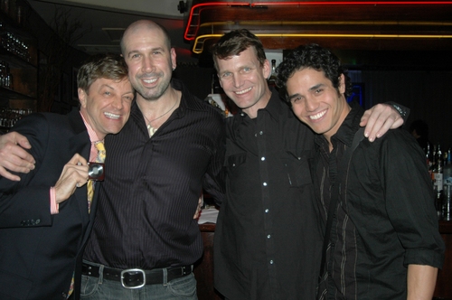 Jim Caruso, Jeremy Schonfeld, Jarrod Emick and Adam Jacobs
 Photo