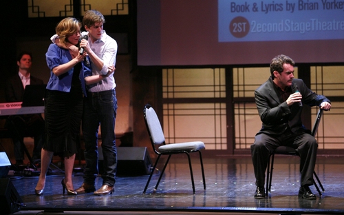 Aaron Tveit, and Alice Ripley, and Brian d'Arcy James ( NEXT TO NORMAL ) Photo
