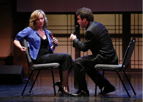 Alice Ripley and Brian d'Arcy James ( NEXT TO NORMAL ) Photo