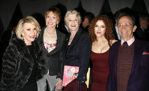 Joan Rivers, Mary Tyler Moore, Angela Lansbury, Bernadette Peters and Joel Grey Photo