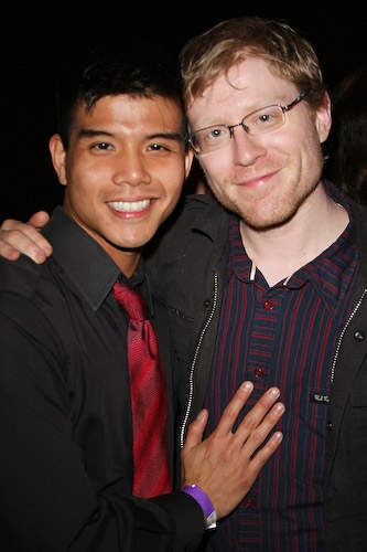 Telly Leung and Anthony Rapp Photo