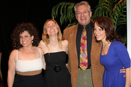 Marissa Jaret Winokur, Kerry Butler, Harvey Fierstein, and Leslie Kritzer Photo
