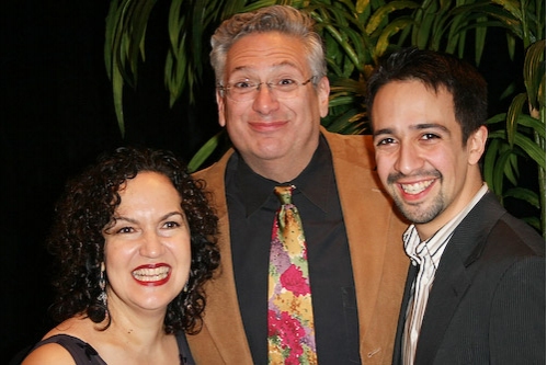 Olga Merediz, Harvey Fierstein, and Lin-Manuel Miranda Photo