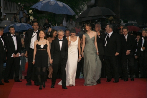 Woody Allen, Soon Yi Previn, Penelope Cruz, and Rebecca Hall Photo