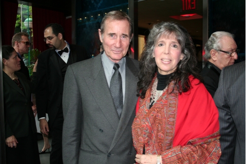 Jim Dale with his wife Julie Photo