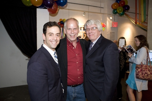 Bruce Robert Harris, Festival Set Designer Michael Hotopp and Jack W. Batman Photo