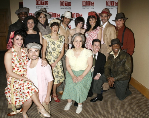 Olga Merediz and the ensemble of In The Heights Photo