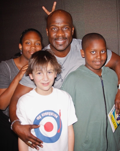 BeBe Winans, Brian D'Addario, Miya Winans, and Benjamin Winans
 Photo