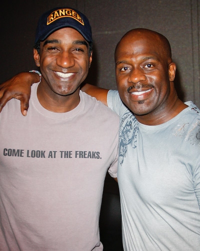 Norm Lewis and BeBe Winans
 Photo