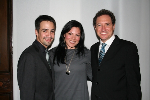 Lin-Manuel Miranda,Sara Ramirez and Kevin McCollum
 Photo