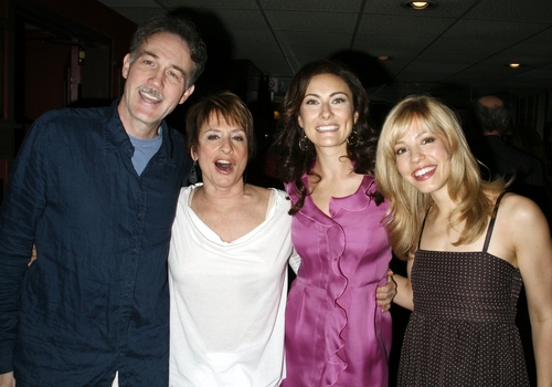 Boyd Gaines, Patti LuPone,Laura Benanti, and Leigh Ann Larkin
 Photo