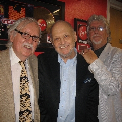 Book writer Thomas Meehan, composer Charles Strouse and original director and lyricis Photo