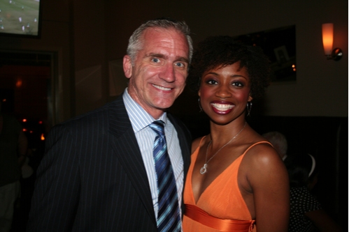 Mark S. Hoebee (Artistic Director) and Montego Glover
 Photo