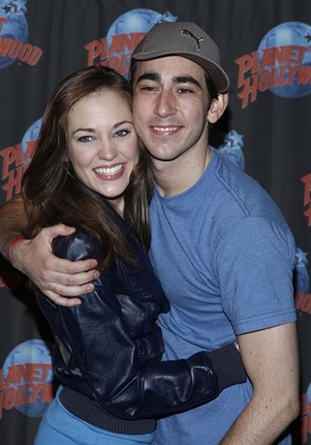 Laura Osnes and Max Crumm 
 Photo