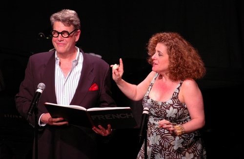 Jonathan Freeman and Mary Testa singing "The French Lesson" Photo