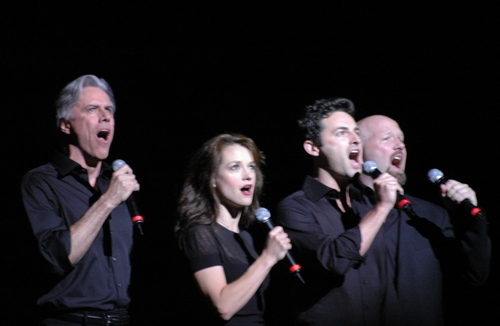 Jeff McCarthy,Sarah Uriarte Berry,Max von Essen and Scott Coulter join in Photo