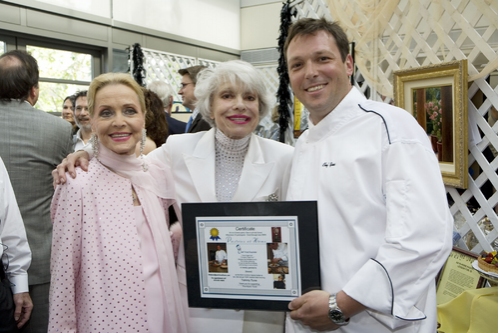 Anne Jeffreys, Carol Channing and celebrated Chef Yves Fournier Photo