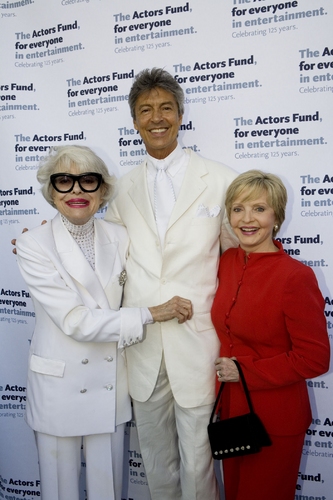 Channing and Tune joined by host Florence Henderson Photo