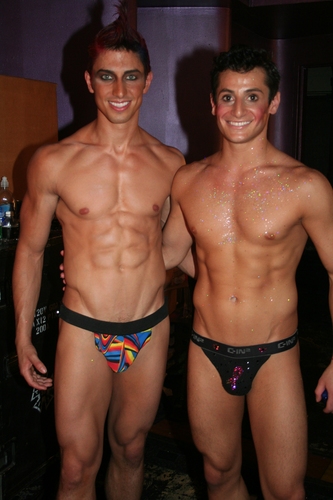 Nick Adams and Frankie James Grande
 Photo