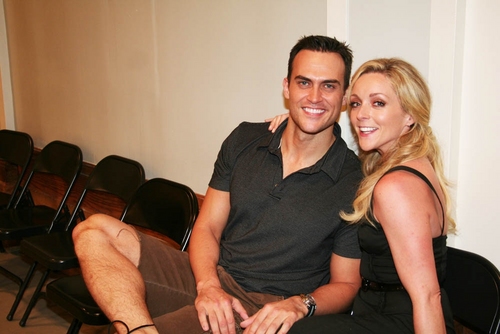 Cheyenne Jackson and Jane Krakowski
 Photo