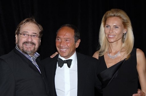 Phil Ramone,Paul Anka and Anna Yeager Photo