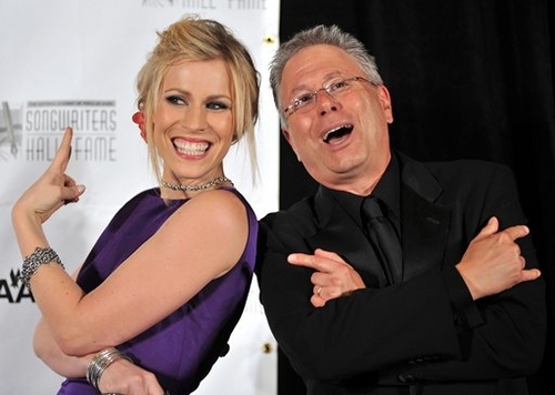 Natasha Bedingfield and Alan Menken 
 Photo