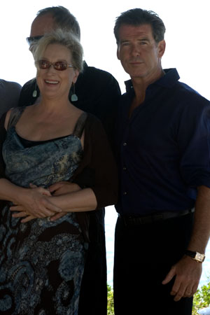 Photo Coverage:  'Mamma Mia!' Film Stars Visit Greece Image