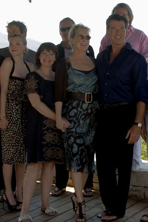 Photo Coverage:  'Mamma Mia!' Film Stars Visit Greece Image