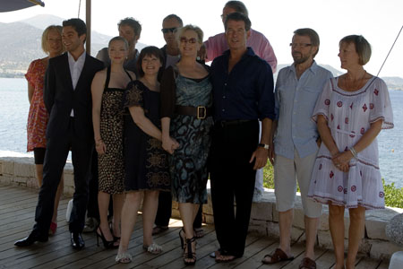 Photo Coverage:  'Mamma Mia!' Film Stars Visit Greece Image