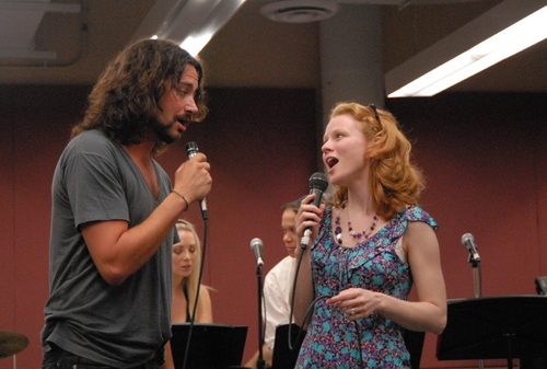 Constantine Maroulis and Jennifer Hope Wills Photo