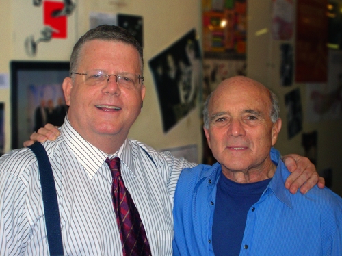 Larry Grossman with York Artistic Director James Morgan  Photo
