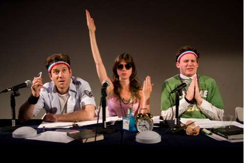 Paul Newport, Elizabeth Woodard and Sean O'Hagan Photo